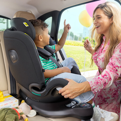 Graco - Scaun auto Turn2Me Grow Midnight, 40-125 cm, certificata R129 si testat ADAC