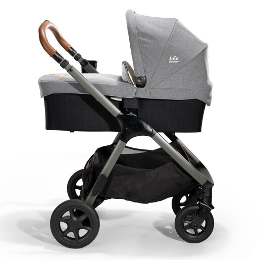 Joie - Carucior pentru copii multifunctional 3 in 1 Aeria Signature Carbone / i-Gemm Shale ( Carucior Aeria Carbon+ Landou Ramble Carbon+ scoica i-Gemm Shale)