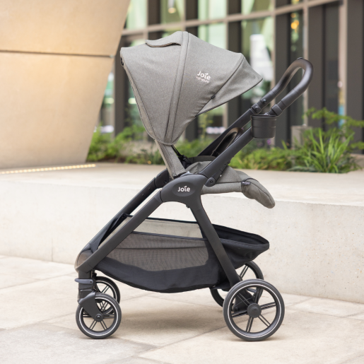 Joie - Carucior pentru copii multifunctional 3 in 1 Valora Signature Sandstone (Carucior Valora + Landou Ramble XL + scoica i-Starter)