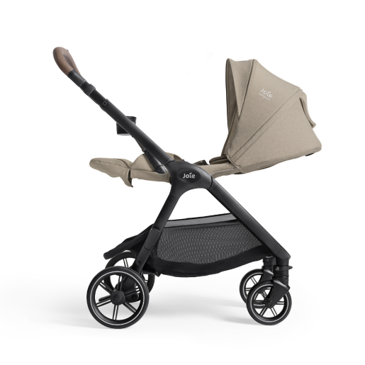 Joie - Carucior pentru copii multifunctional 3 in 1 Valora Signature Sandstone (Carucior Valora + Landou Ramble XL + scoica i-Starter)
