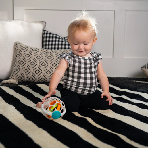 Baby Einstein - Minge zornaitoare Oball Grip & Spin