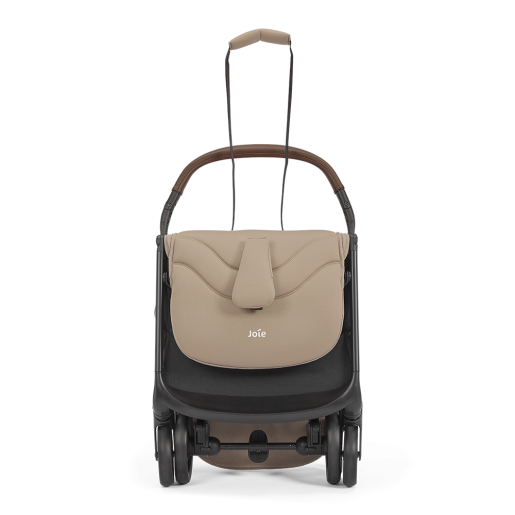 Joie - Carucior ultracompact Porto Cashew, compatibil bagaj de cabina, pliere automata, de la nastere pana la 22 kg