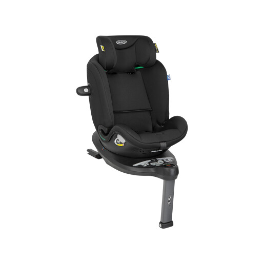 Graco - Scaun auto Turn2Me Grow Midnight, 40-125 cm, certificata R129 si testat ADAC