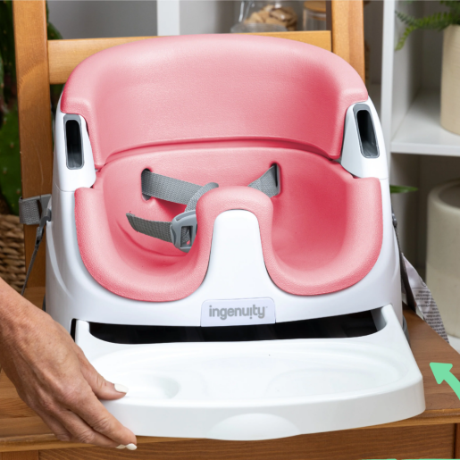 Ingenuity - Scaun de masa 2 in 1 Pink Peony