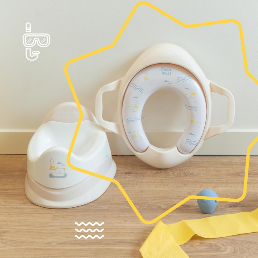 Badabulle - Reductor WC cu manere, Pescarus