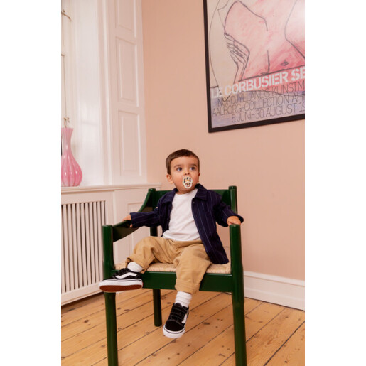 BIBS - Set 2 suzete Colour Studio Collection Stripe Latex, tetina rotunda, 0 luni+ BIBS - Set 2 suzete Colour Studio Collection Stripe Latex, tetina rotunda, 0 luni+