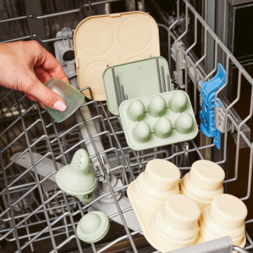 Babymoov - Set recipiente din silicon si feeder pentru bebelusi