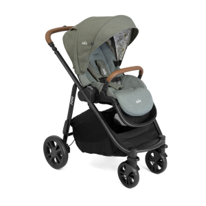 Joie - Carucior pentru copii multifunctional 3 in 1 Versatrax E Dark Green (Carucior Versatrax E + Landou Ramble + scoica i-Snug)