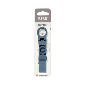 BIBS - Lantisor clip Loop pentru suzeta, Petrol