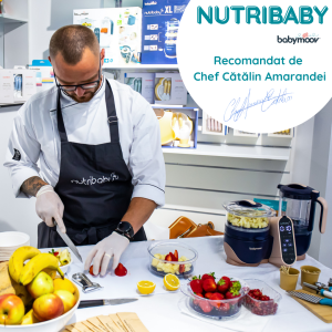 Babymoov - Robot multifunctional 5 in 1 Nutribaby (+) Industrial Grey