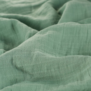 ONINO - Muselina multifunctionala din bumbac 100% organic, HUG.me, Serene Green, x1 bucata, 120 x 120 cm, certificata GOTS