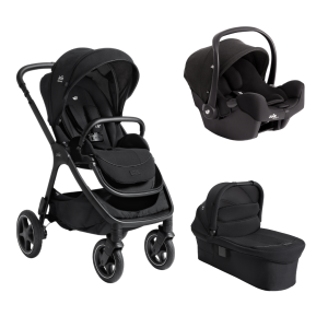 Joie - Carucior pentru copii multifunctional 3 in 1 Finiti Signature Eclipse (Carucior Finiti + Landou Ramble XL + scoica i-Snug)