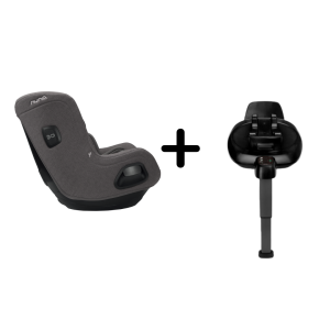 Nuna - Set Scaun auto rotativ i-Size TODL next Granite, 40-105 cm + Baza isofix BASE next i-Size pentru TODL next