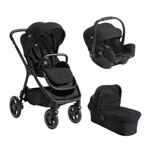 Joie - Carucior pentru copii multifunctional 3 in 1 Finiti Signature Eclipse (Carucior Finiti + Landou Ramble XL + scoica i-Starter)