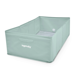 Ingenuity - Cadita pliabila pentru calatorii Tuckaway Travel Tub Sage