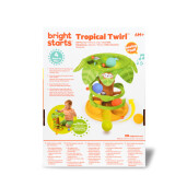 Bright Starts - Jucarie tropicala, "Twirl™ Ball Play Toy"