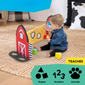 Baby Einstein - Centru de activitati Farm Explorers Busy Barnyard Grow With Me