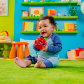 Bright Starts - Jucarie de dentitie si prindere Marul Oball