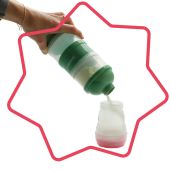 Badabulle - Dozator lapte praf Verde