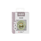 BIBS - Suzeta Colour Latex, tetina rotunda, 18+ luni, ambalaj premium