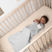 Ingenuity - Sac de dormit Swaddle Me Night Sack Sleeper, 3-18 luni, Sunset Space