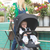 Joie - Carucior pentru copii multifunctional 3 in 1 Chrome DLX Toffee (Carucior Chrome DLX + Landou Toffee + Scoica i-Snug Toffee)