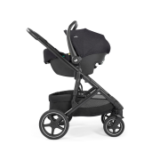 Joie - Scoica auto i-Snug 2 cu tetiera reglabila, 40-75 cm, Raven, testata ADAC si certificata R129
