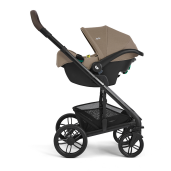 Joie - Scoica auto i-Snug 2 cu tetiera reglabila, 40-75 cm, Cashew, testata ADAC si certificata R129