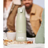Babymoov - Moov & Feed Incalzitor de biberoane portabil si reincarcabil, Sage Green