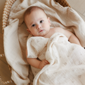ONINO - Muselina multifunctionala din bumbac 100% organic, SNUGGLE.me, Pure Life, x1 bucata, 120 x 120 cm, certificata GOTS