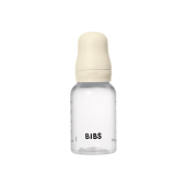 BIBS - Set complet biberon anticolici PP fara BPA, 150 ml, Latex, Ivory