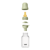 BIBS - Set complet biberon anticolici PP fara BPA, 150 ml, Latex, Sage