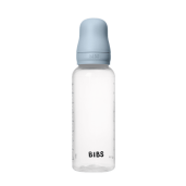 BIBS - Set complet biberon anticolici PP fara BPA, 270 ml, Silicon, Baby Blue