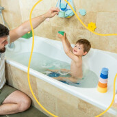Badabulle - Set 7 jucarii stivuibile pentru baie