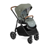 Joie - Carucior pentru copii multifunctional 3 in 1 Versatrax E Dark Green (Carucior Versatrax E + Landou Ramble + scoica i-Snug)