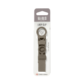 BIBS - Lantisor clip Loop pentru suzeta, Dark Oak