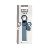 BIBS - Lantisor clip Loop pentru suzeta, Petrol