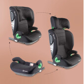 BabyGo - Scaun auto SafeChild2 Black, 100-150 cm, certificat R129