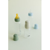 BIBS - Set complet biberon anticolici PP fara BPA, 150 ml, Silicon, Blush