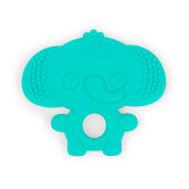 Bright Starts - Set 3 jucarii de dentitie texturate Gummy Buddies -  Elefant, Leu, Maimuta