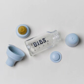 BIBS - Set complet biberon din sticla anticolici, 110 ml, Ivory