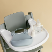 BIBS - Set biberon tip Sippy Cup PP 150 ml cu cioc din silicon și sistem antipicurare, Blush