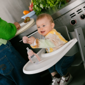 BIBS - Set biberon tip Sippy Cup PP 150 ml cu cioc din silicon și sistem antipicurare, Blush