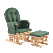 ONINO - Fotoliu reglabil pentru alaptare, cu suport de picioare inclus, CALM.me, Sapphire Green
