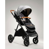 Joie - Carucior multifunctional, reglabil pe inaltime Aeria Signature, Carbon 
