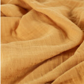 ONINO - Muselina multifunctionala din bumbac 100% organic, HUG.me, Honey Gold, x1 bucata, 120 x 120 cm, certificata GOTS