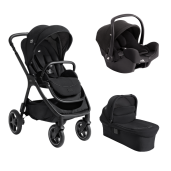 Joie - Carucior pentru copii multifunctional 3 in 1 Finiti Signature Eclipse (Carucior Finiti + Landou Ramble XL + scoica i-Snug)