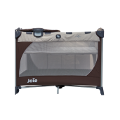 Joie - Patut pliant Commuter Change Beige Dots, cu cosulet detasabil inclus