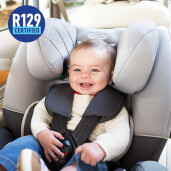 Graco - Scaun auto SlimFit Iron, 40-145 cm, certificat R129 si testat ADAC