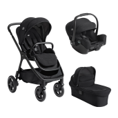 Joie - Carucior pentru copii multifunctional 3 in 1 Finiti Signature Eclipse (Carucior Finiti + Landou Ramble XL + scoica i-Starter)